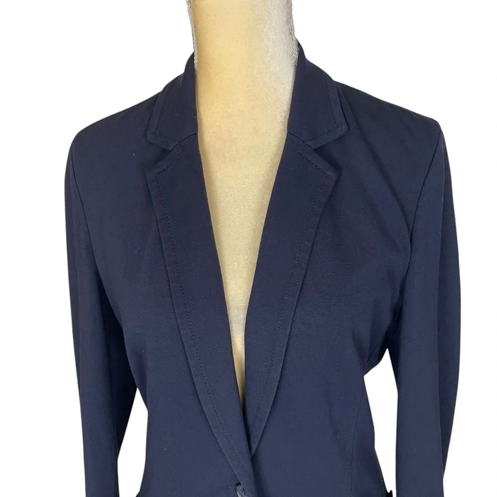 ATM Anthony Thomas Melillo‎ Blazer Jacket Navy Blue Women’s Size Small